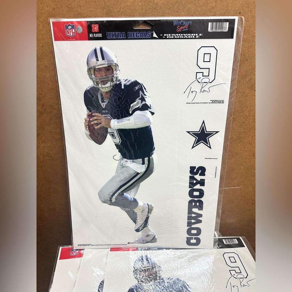 Retired Football Star Tony Romo (Dallas Cowboys) Wall Decal